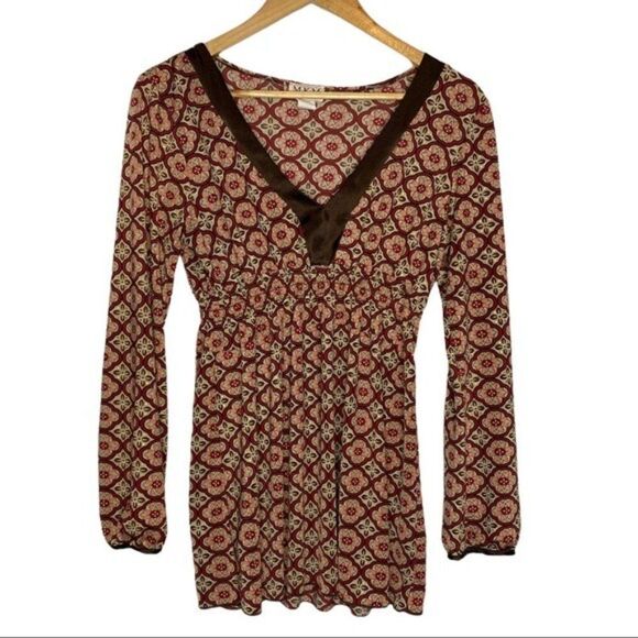 Y2K Baby Doll Tunic top womens size Large - Picture 4 of 10